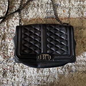 Rebecca Minkoff Black Quilted Crossbody Bag
